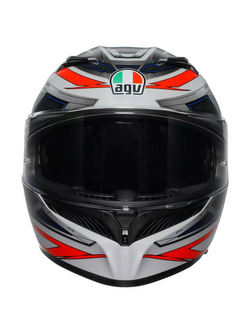 Kask integralny AGV K3 Space biało-czerwony