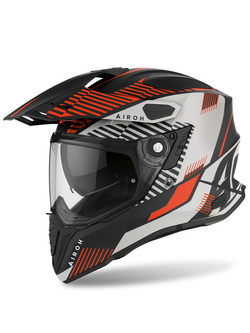 Kask integralny Airoh Commander Boost pomarańczowo-czarny