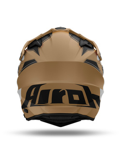 Kask integralny Airoh Commander II Reveal czarno-brązowo-biały matowy