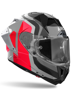 Kask integralny Airoh Gp 800 Competition czarno-szaro-czerwony