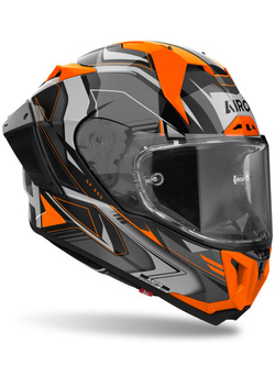 Kask integralny Airoh Gp 800 Must czarno-szaro-pomarańczowy