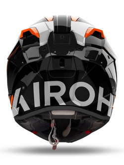 Kask integralny Airoh Gp 800 Must czarno-szaro-pomarańczowy