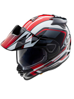 Kask integralny Arai Tour-X5 Discovery czarno-biało-czerwony