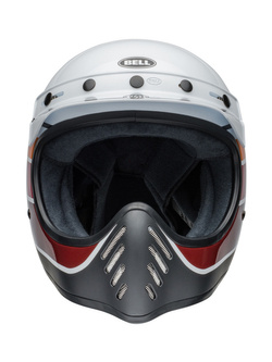 Kask integralny Bell Moto-3 biało-czarno-czerwony