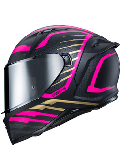 Kask integralny Caberg Avalon Forge matowy czarno-szaro-różowy