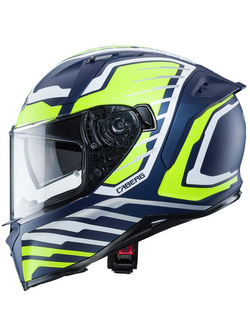 Kask integralny Caberg Avalon Forge matowy niebiesko-biało-żółty