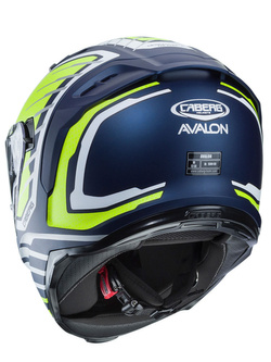 Kask integralny Caberg Avalon Forge matowy niebiesko-biało-żółty