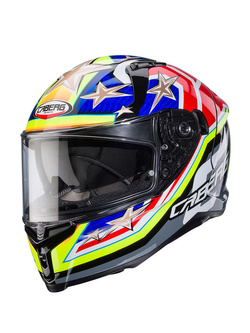 Kask integralny Caberg Avalon X Truck szaro-żółto-niebieski