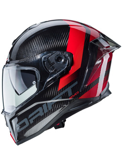 Kask integralny Caberg Drift Evo Carbon Sonic szaro-czerwony