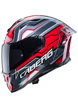 Kask integralny Caberg Drift Evo LB29 czarno-szaro-czerwony