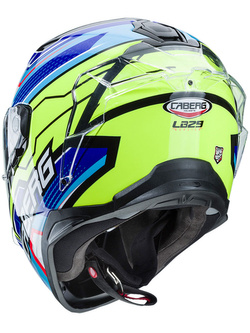 Kask integralny Caberg Drift Evo LB29 niebiesko-żółty-fluo