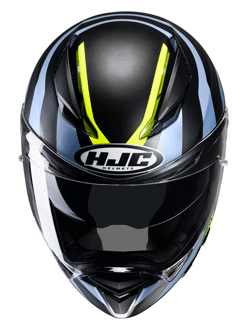 Kask integralny HJC F70 Galla czarno-niebiesko-żółty