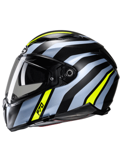 Kask integralny HJC F70 Galla czarno-niebiesko-żółty