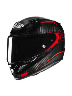 Kask integralny HJC RPHA 12 Carbon Keres czarno-czerwony