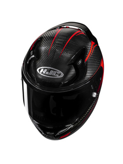 Kask integralny HJC RPHA 12 Carbon Keres czarno-czerwony