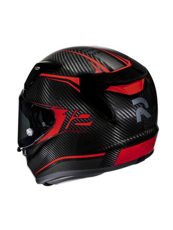 Kask integralny HJC RPHA 12 Carbon Keres czarno-czerwony