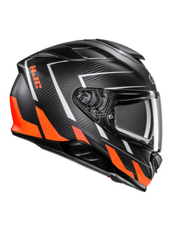 Kask integralny HJC RPHA 71 Carbon Cano czarno-szaro-pomarańczowy