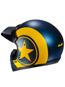 Kask integralny HJC V60 Nyx niebiesko-żółty