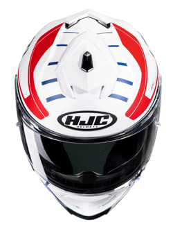 Kask integralny HJC i71 Simo biało-czerwono-niebieski