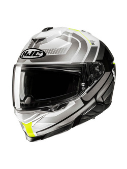 Kask integralny HJC i71 Viz szaro-czarno-żółty