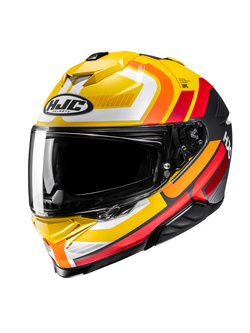 Kask integralny HJC i71 Viz żółto-czerwony