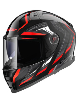 Kask integralny LS2 FF811 Vector II Alizer czarno-biało-czerwony