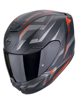 Kask integralny Scorpion Exo-391 Aaxo czarno-czerwony matowy