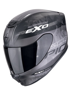 Kask integralny Scorpion Exo-391 Ava czarno-srebrny matowy