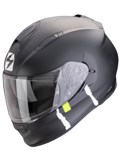 Kask integralny Scorpion Exo-491 Code czarno-srebrny matowy