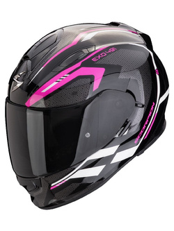 Kask integralny Scorpion Exo-491 Kripta czarno-różowo-biały