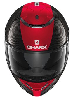 Kask integralny Shark Spartan Carbon Skin czarno-czerwony 