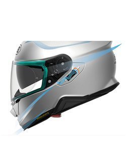 Kask integralny Shoei GT-Air II Tesseract TC-1 czarno-szaro-czerwony mat