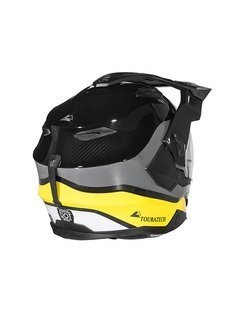 Kask integralny Touratech Aventuro Carbon 2 czarno-szaro-żółty