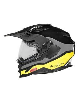 Kask integralny Touratech Aventuro Carbon 2 czarno-szaro-żółty