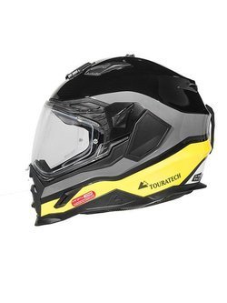 Kask integralny Touratech Aventuro Carbon 2 czarno-szaro-żółty