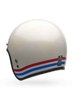 Kask otwarty Bell Custom 500 DLX Vintage Stripes biały