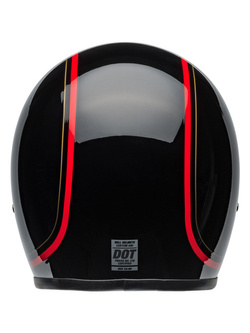 Kask otwarty Bell Custom 500 czerwono-czarny