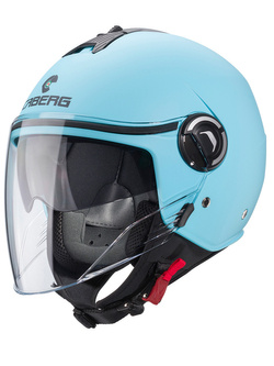 Kask otwarty Caberg Riviera V4 X jasnoniebieski matowy