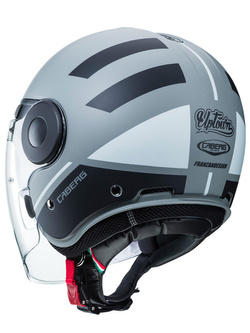 Kask otwarty Caberg Uptown Loft czarno-szaro-srebrny