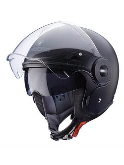 Kask otwarty Caberg Uptown czarny matowy