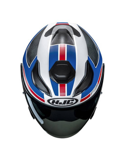 Kask otwarty HJC F31 Ceron czarno-biały