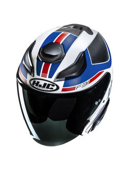 Kask otwarty HJC F31 Ceron czarno-biały