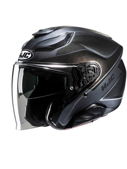 Kask otwarty HJC F31 Ludi czarny