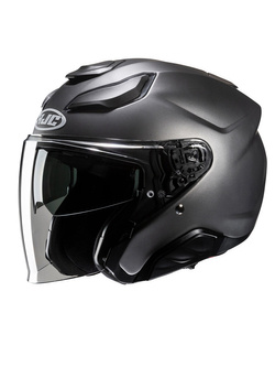 Kask otwarty HJC F31 Solid Semi Flat titanium