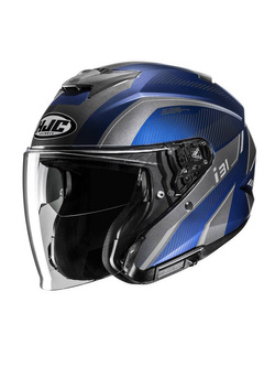 Kask otwarty HJC i31 Reno niebiesko-szary