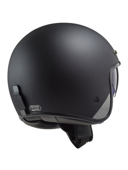 Kask otwarty LS2 OF601 Bob II Solid czarny matowy