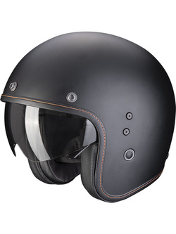 Kask otwarty Scorpion Belfast Evo Solid matowy czarny