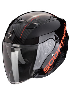 Kask otwarty Scorpion Exo-230 QR czarno-czerwony