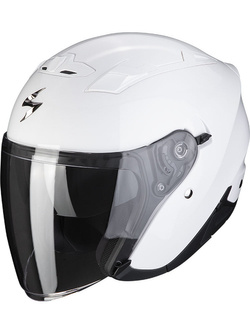 Kask otwarty Scorpion Exo-230 Solid biały połysk