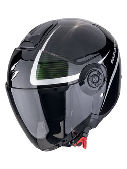 Kask otwarty Scorpion Exo-City II Intercity Chameleon czarny